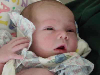 Picture of Darian Alexis Schmidt when I was a little over 1 week old