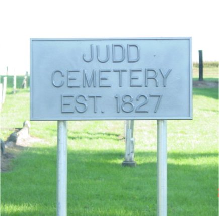 Judd Cemetery sign
