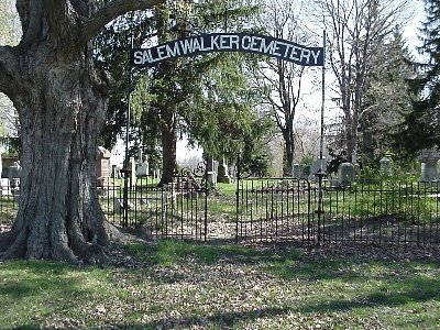 Picture of the Salem-Walker Cemetery Entrance=